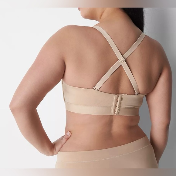 Cacique Comfort Bliss Multi-Way Strapless Bra in Cafe Mocha Size 44C NWOT - Picture 7 of 7